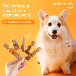 Delicious Dried Meat Skewer Pet Treats for Your Furry Friends