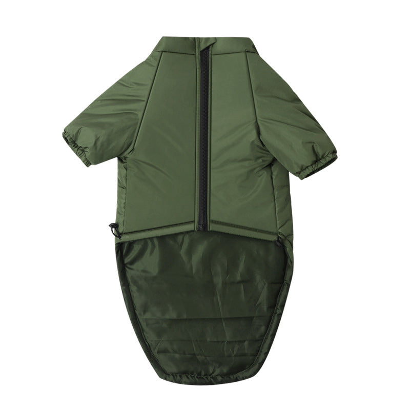 Warm Cotton Pet Two-Leg Jacket: Style and Comfort for Your Furry Friend