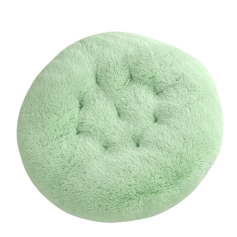 Round Plush Pet Bed Warm Sleeping Mat: The Ultimate Comfort for Your Furry Friend